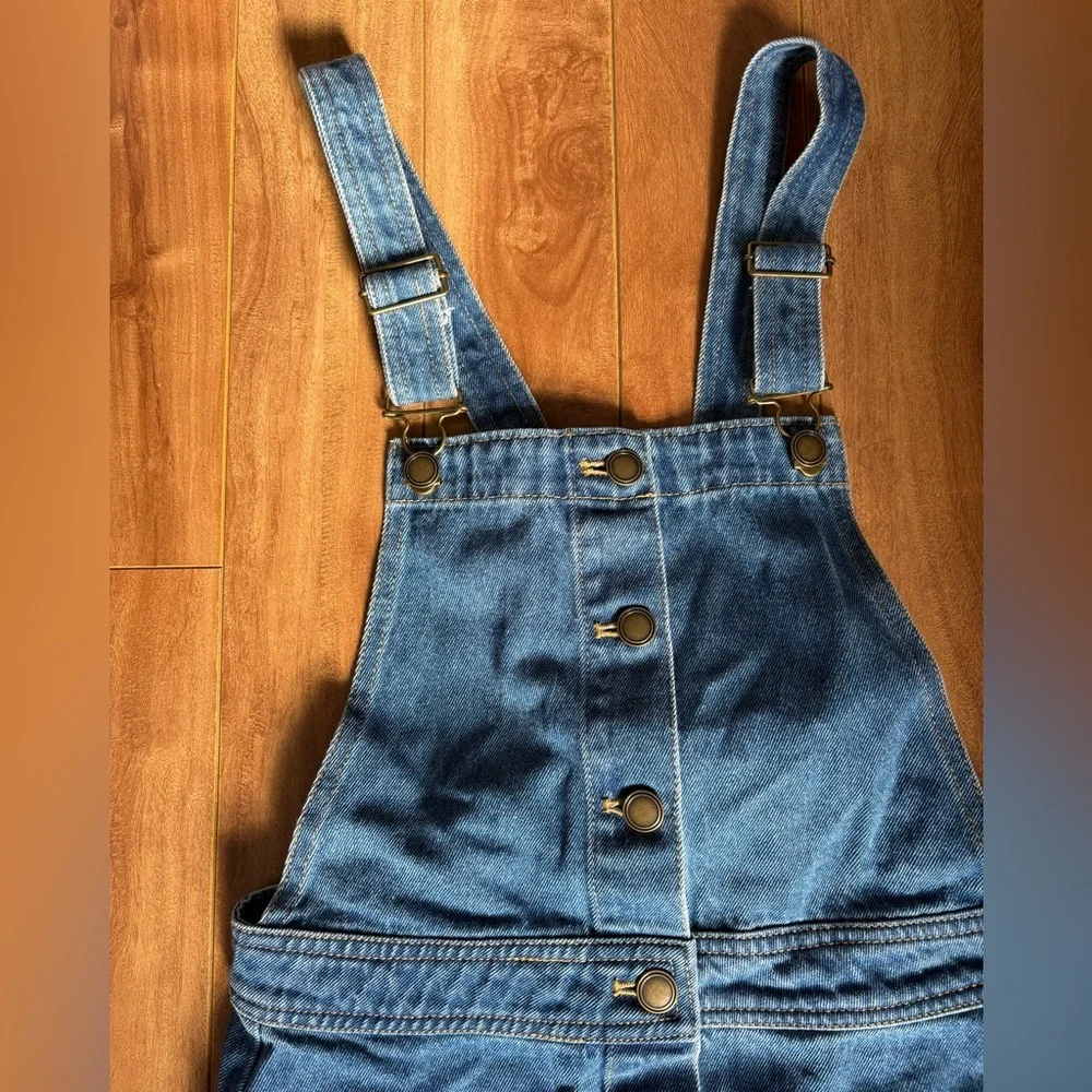Blue Denim Women’s Overall Dress - Picture 2 of 5